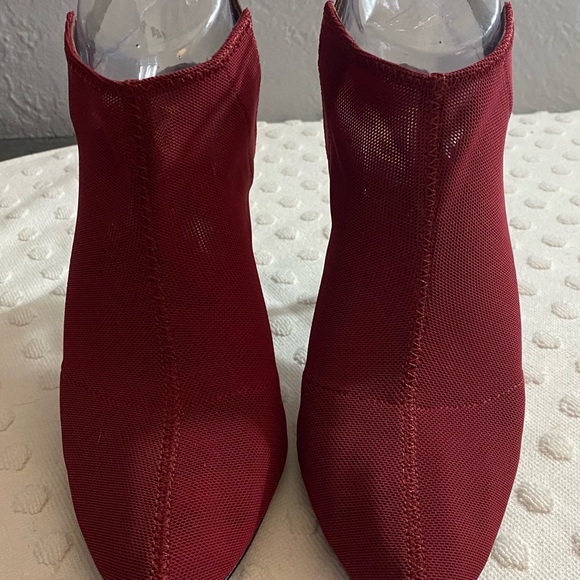 RARE!Vince Camuto Burgundy fabric slingback mule.SAMPLE Not on the retail market - Picture 5 of 16